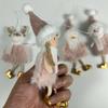 Plush Christmas Tree Pendant Angel Girl Doll Christmas Ornament Doll  Party Supplies