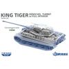 TAKOM Yuster 1/48 German King Tiger Henschel Turret Full Interior Plastic Model Kit TKOUSNO-005