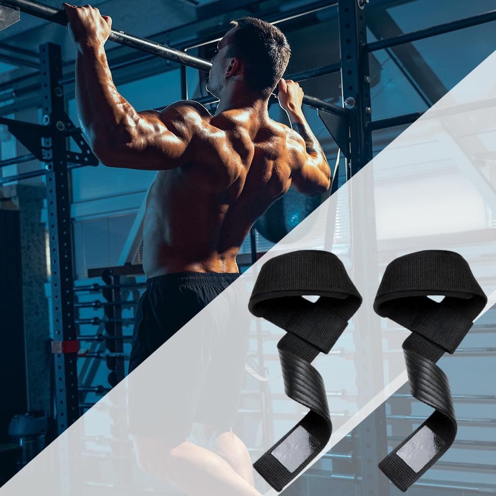 Weight Lifting Wrist Straps Non-Slip Gym Wrist Wrap Power Lift Fitness Grips Wrap for Weightlifting Deadlift Strength Training