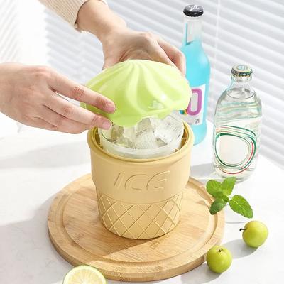 Home Ice Cream Double Layer Silicone Ice Bucket Drink Champagne Red Wine Beer Special Bucket Outdoor Icemaker Wine Bucket