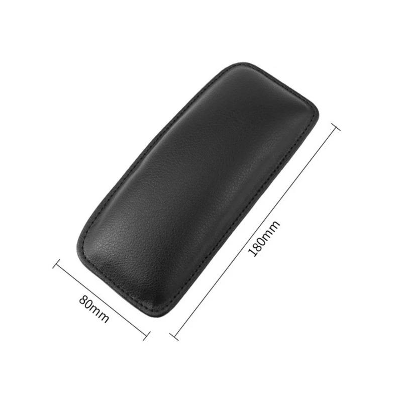 Leather Knee Pad for Car Interior Pillow Comfortable Elastic Cushion Memory Foam Universal Thigh Support Accessories 18X8.2cm