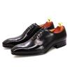 Leather shoes men's hand-polished leather men's shoes pointed business casual leather shoes men's