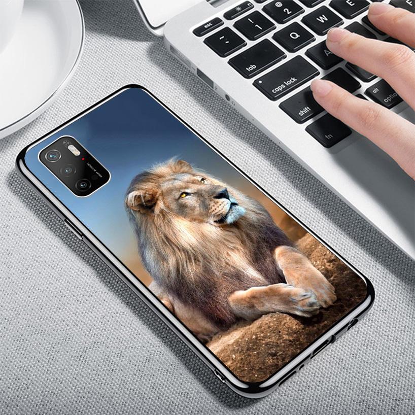 Lion Alpha Male Cub Phnoe Case for Xiaomi Poco X5 X6 X7 Pro X4 Gt F7 Ultra M8 M7 Redmi 15C 15 13C 13 12C 12 Unique Cover Coque P