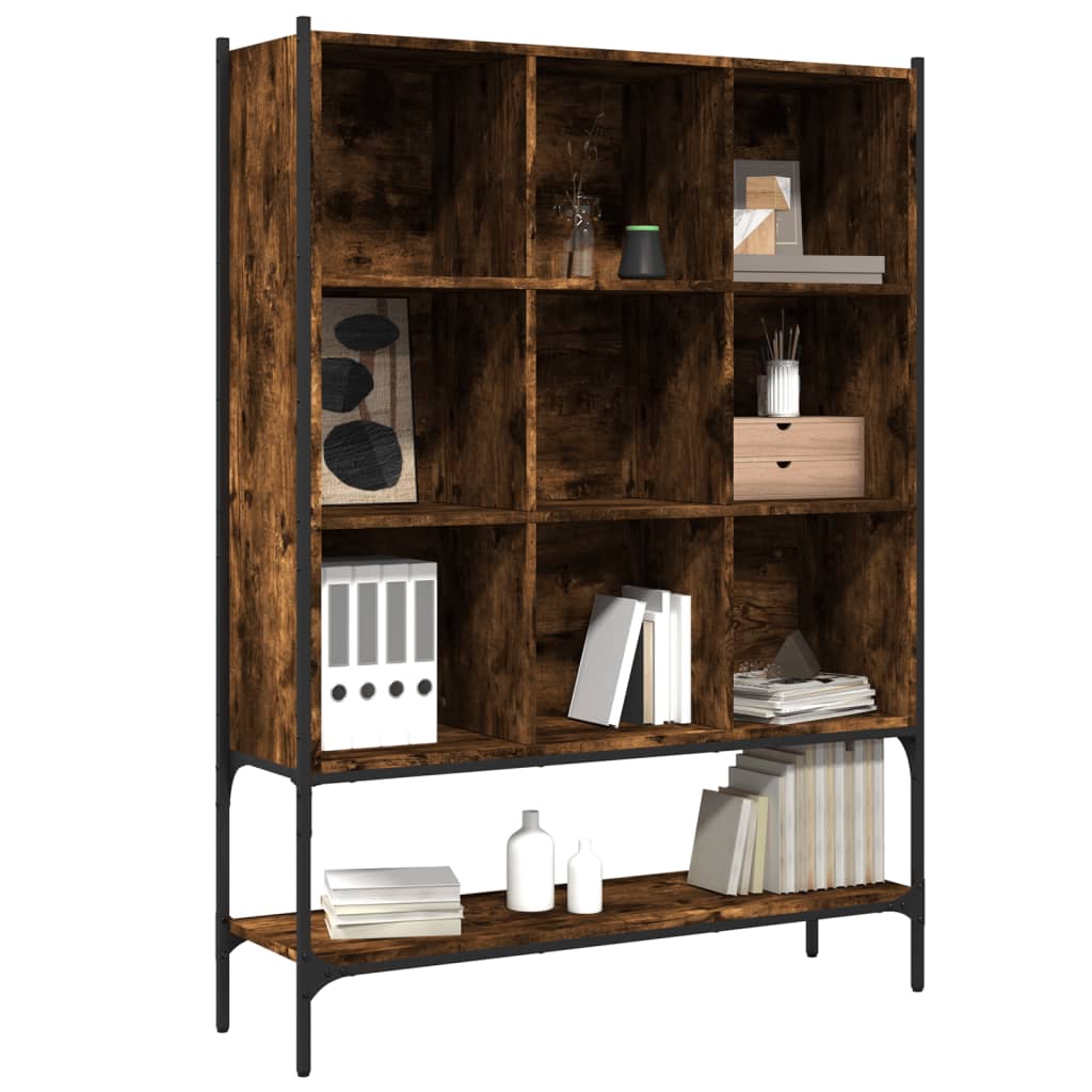 Bookshelf Smoked Oak 102 x 30 x 141.5 cm Engineered Wood