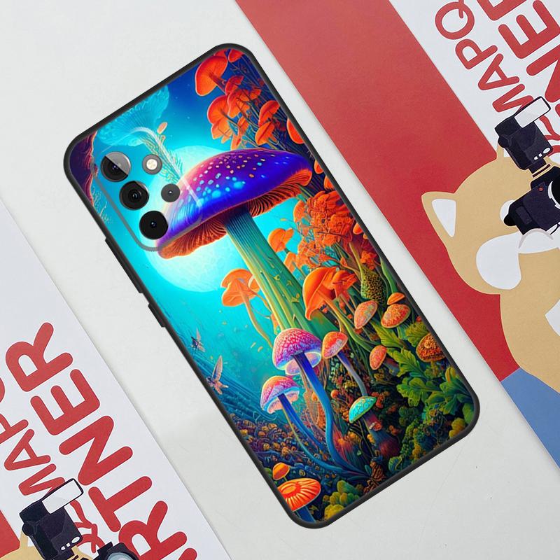 Weird Trippy Mushroom Case For Samsung Galaxy A34 A54 A14 A56 A36 A16 A06 A13 A53 A12 A22 A32 A52 A35 A17 A15 A55