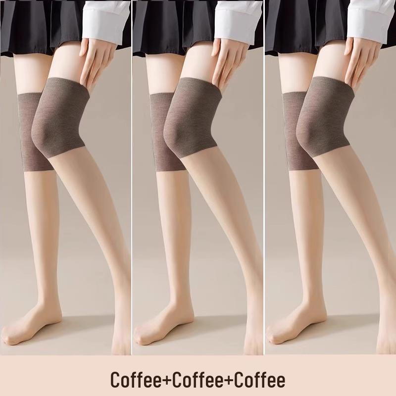 Women's Thin Over-Knee Anti-Slip Knee Pads - Warm, Anti-Snag Stockings for Summer or Air-Conditioned Rooms