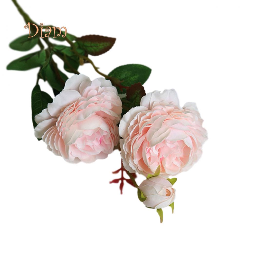 

CO & LO 1 шт. искусственный цветок розы DIY сценический вечерние домашний свадебный праздничный декор One Size светло-розовый