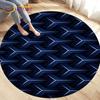 Tappeto per area illusione visiva geometrica astratta 3D Tappeto grande, rotondo per soggiorno, camera da letto, divano, decorazione, tappetino antiscivolo