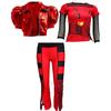 The Rise of Red Costume D-Descendants 4 Halloween Dress Up Cosplay Girls Leather Suit Birthday Party Halloween Costume