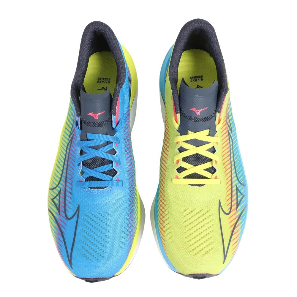 Laufschuhe Wave Rebellion PRO Gelb x Schwarz x Blau cm 2E [Mizuno] (Asymmetrisch) 27,0