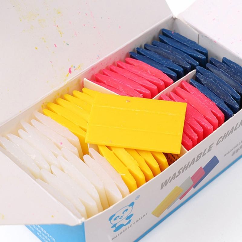 50Pcs Colored Tailor's Chalk Set Ergonomic Grip Dressmaking Chalk Sewing Marking Tool for Fabric Marking Tailoring