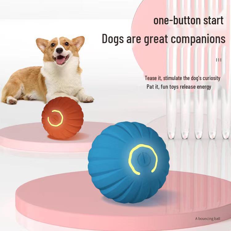 Electric Smart Dog Ball: Bite-Resistant, Wear-Resistant Self-Play Toy