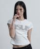 Aejeuyua Au Piercing Cap Sleeve White