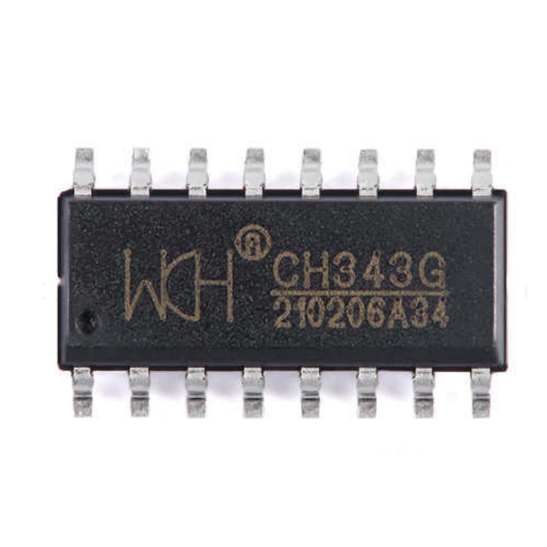

CH343G SOP-16 USB to High-Speed Asynchronous Serial Port IC