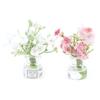 1:12 Puppenhaus Miniatur Jasmin Blumenvase Set Modell Dekor Zubehör