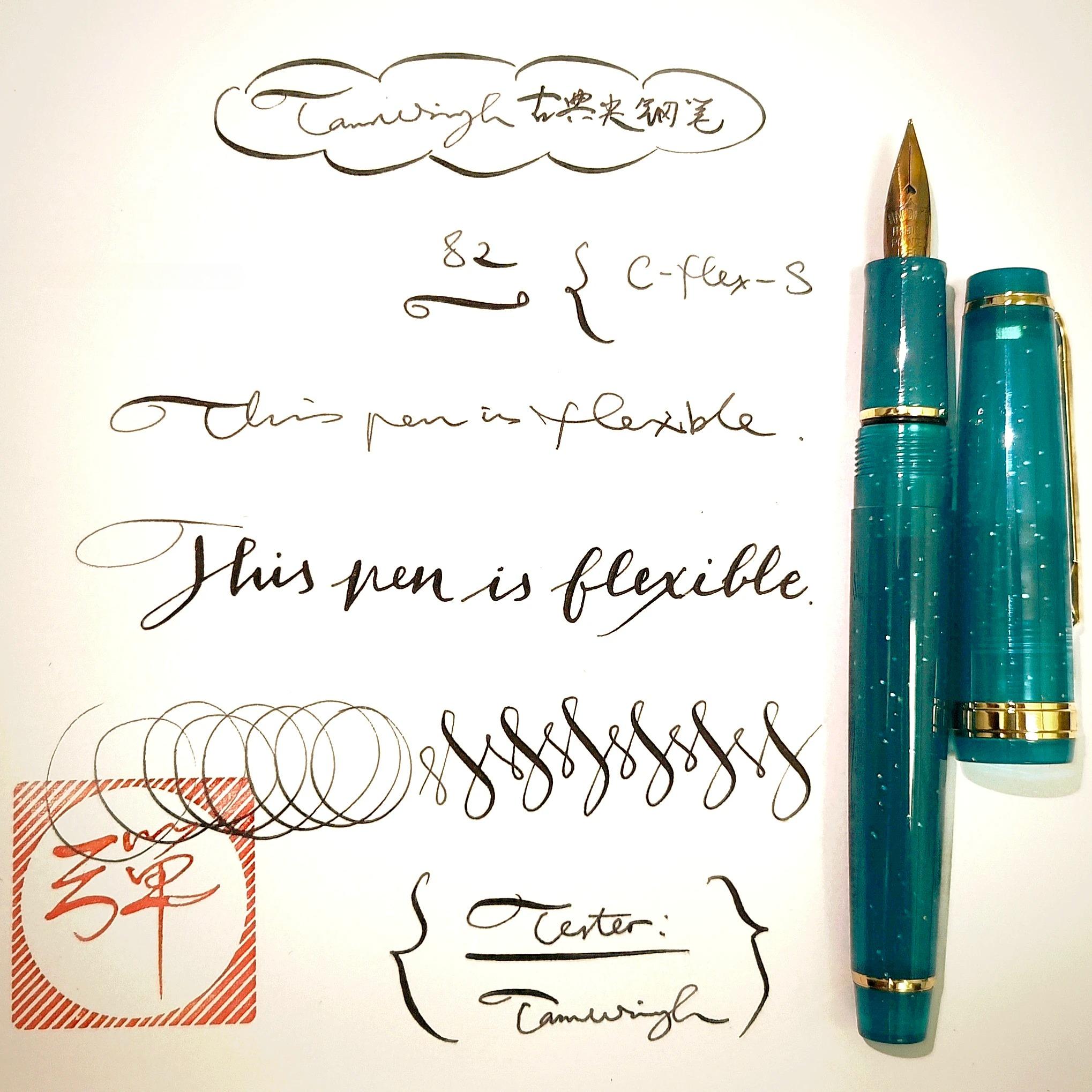 

Креативная классическая перьевая ручка Jinhao 9016 82 с гибким пером C-Flex Гибкое перо Мягкость пера Flexare Бизнес Модификация Пишущая ручка C-flex(0.38-1.1mm)