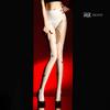 Aurora Dreamweaver Butterfly Diamond Chain Strap Seamless Crotch Glossy Aurora Ultra-Thin Stockings Sexy Black Silk
