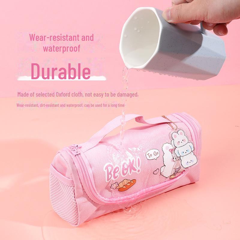 Beifa Be OK Cartoon Pencil Case - Oxford Cloth, Cute Girl's Stationery Bag
