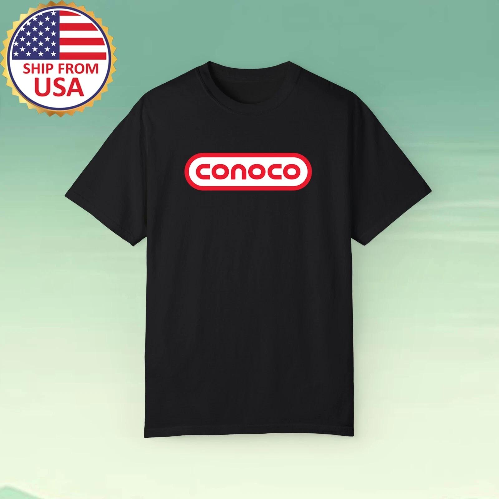 CONOCO OIL Men s Black Size S-5XL XL