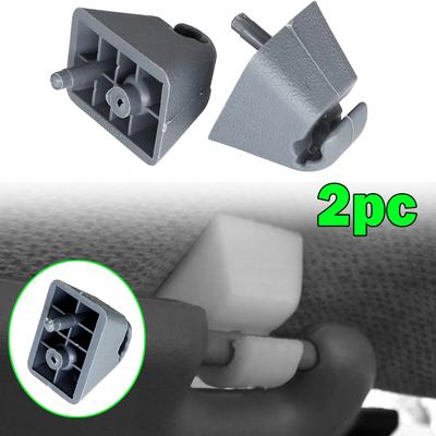 2x Per Opel Vauxhall Vectra Vivaro A Astra F Corsa Combo B Carlton Tigra Senator Cavalier Sun Visor Clip Supporto della staffa di montaggio