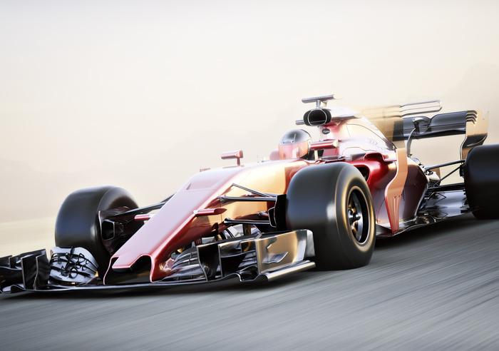 Photomural Modern F1 Car Non-Woven 152.5x104