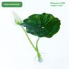 1Pcs Fish Tank Fake Plants Decoration Green Leaf Hammock For Betta Fish Stress-Reducing Aquarium-Safe Decor With Suction Cup
