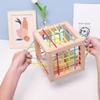 Baby Sorter Toy Colorful Cube Multiple Sensory Shape Learning Toys Fine Motor Skills for Girls Boys