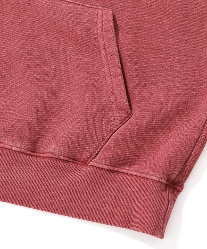 [M~4Xl] Pigment Arch Logo Hoodie_Pink