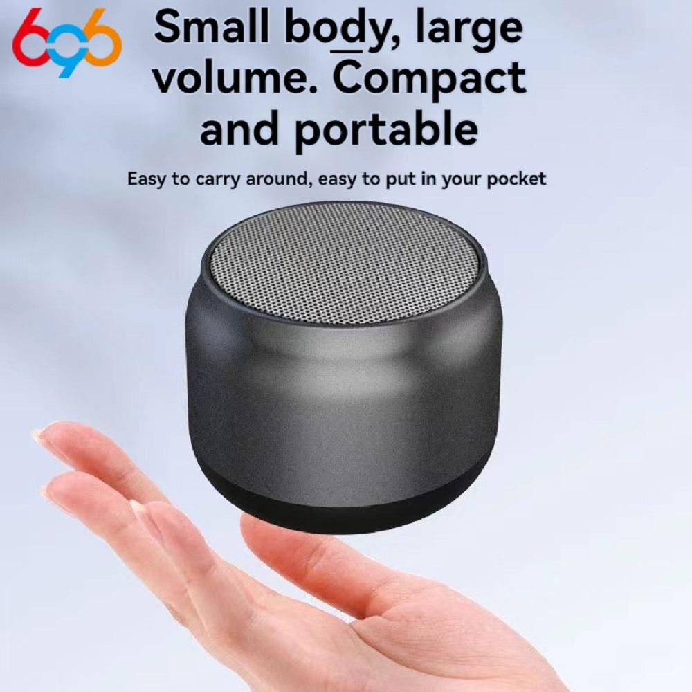 Creative 360° Hifi Stereo Metal Wireless Subwoofer Wireless Bluetooth Speaker Mini Speakers Portable Music Player Outdoor Home