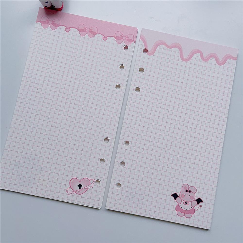 45 Sheets Inner Refill Spiral Binder Paper Heart Notebook Index Inside Page Kids Student Gifts