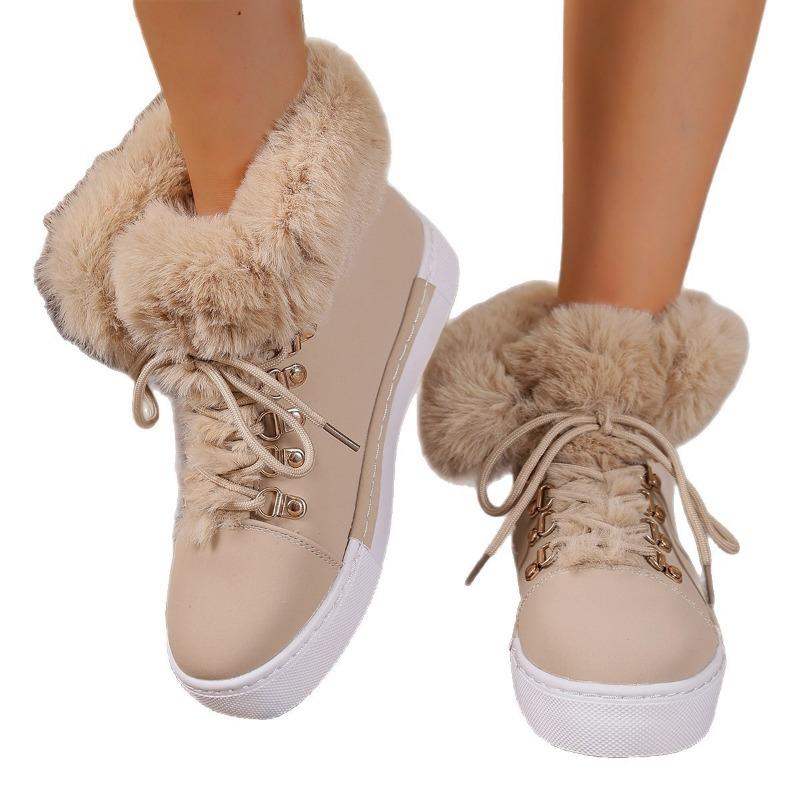Ankle Boots, Snow Boots, Women's Shoes, Plus-size Fleece and Thickened Boots