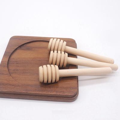 Solid Wood Stirring Honey Stick Stirring Rod Coffee Milk Wooden Stirring Rod Rod Honey Rod Bee Stick Tea Jam