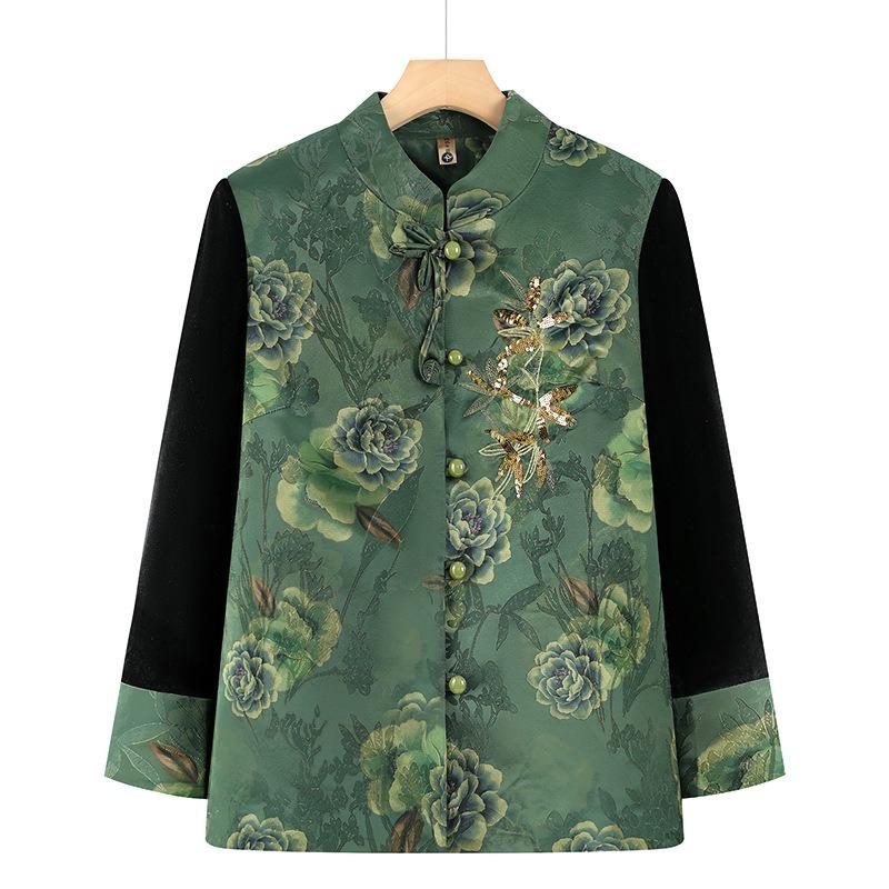 

Осеннее пальто новая одежда зимний бархатный топ 5XL [Recommended 150-80 kg]