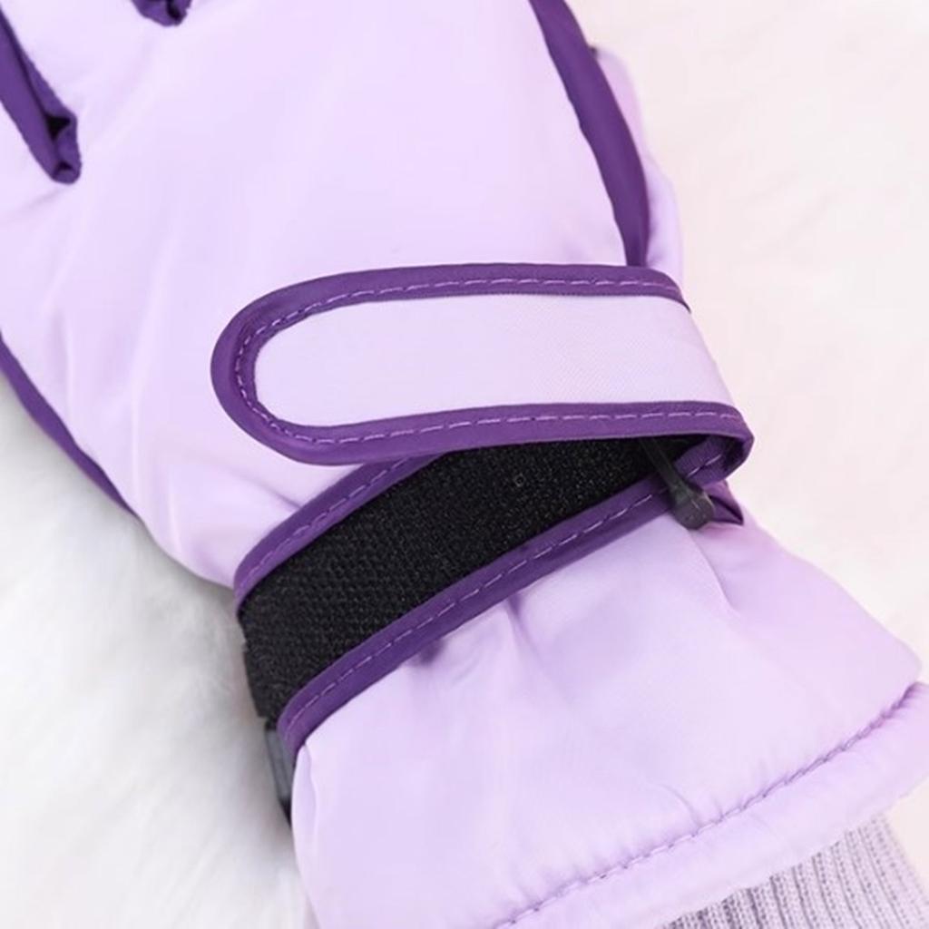 Kids Winter Mittens Soft & Breathable Fleece Lined Mitts Comfortable Warm Skiing Gloves for Children Snow Adventures