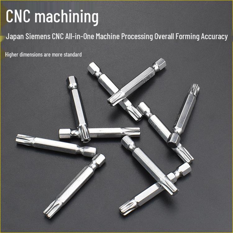 Mach S3 Hex Torx Screwdriver Bit with Center Hole & Strong Magnetic Tip