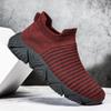 Fashion 2025 Shoes for Men Tennis Elastic Mesh Jogging Platform Summer Sneaker Soft Sole Running Breathable Casual Shoes Large Size