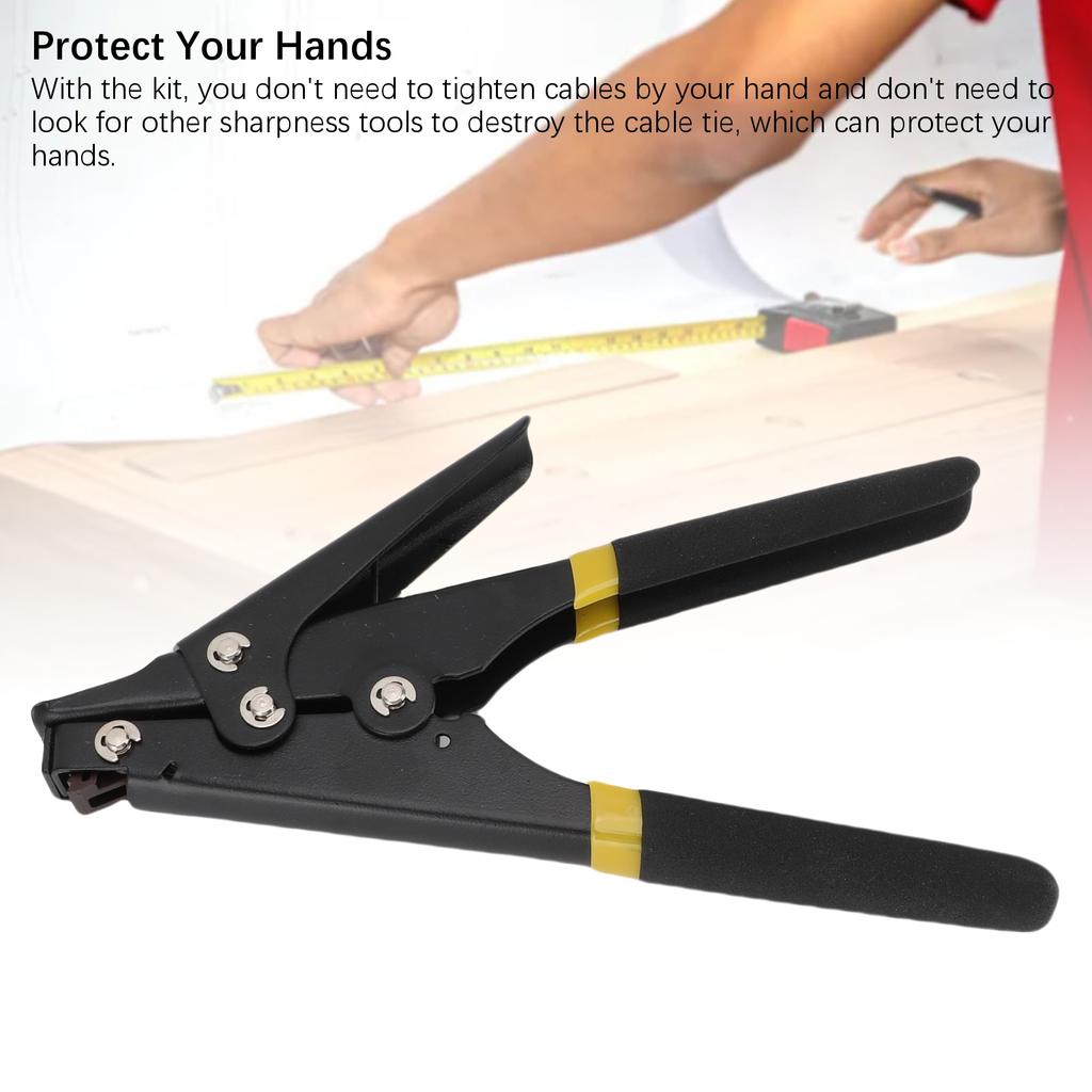 Cable Tie Tool Cable Cutter and Tightening Tool Cable Tie Opener Remover Steel for Home Electrical Installations Construction