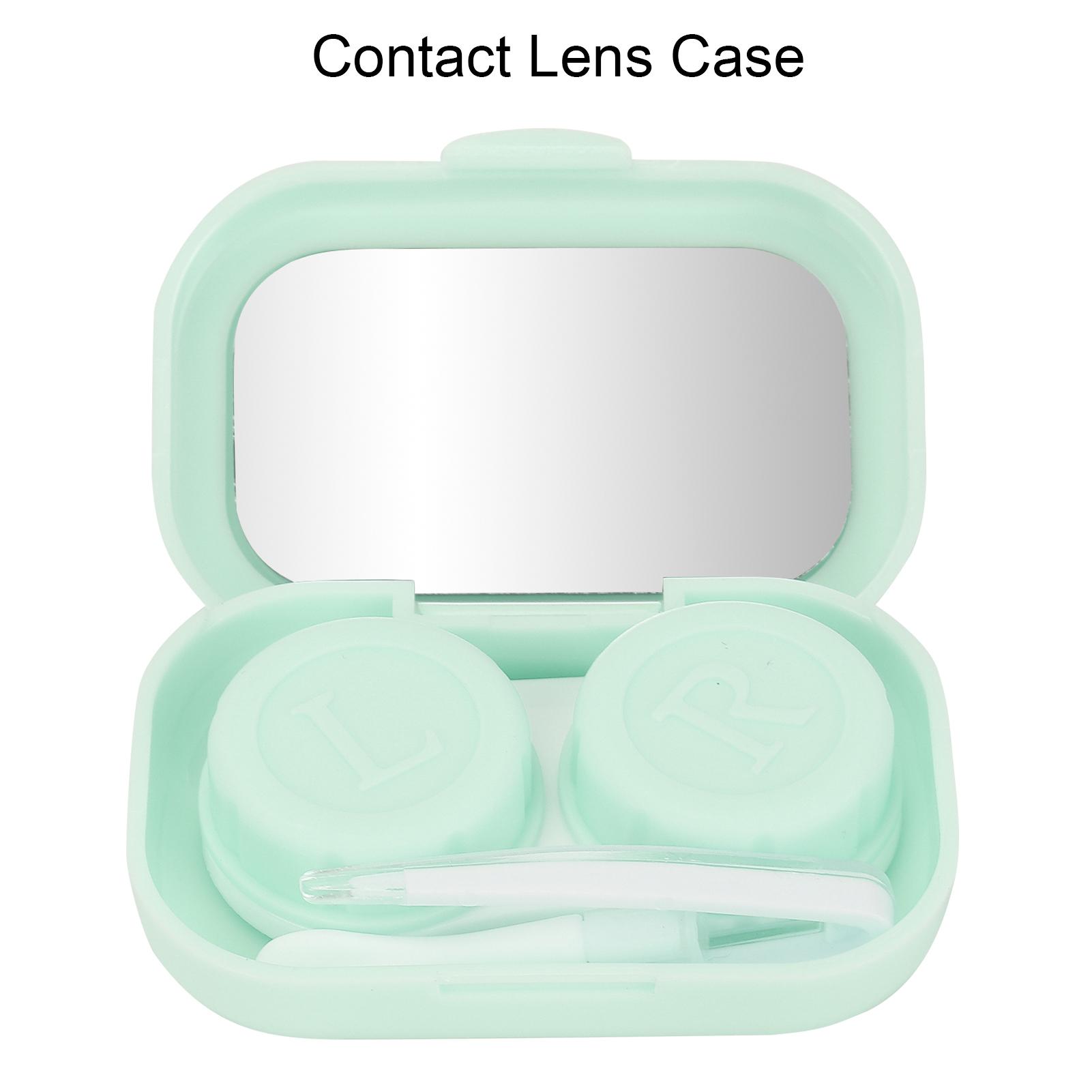 Travel Contact Lens Box Sets Tweezers Remover Stick Portable Contact Lens Case
