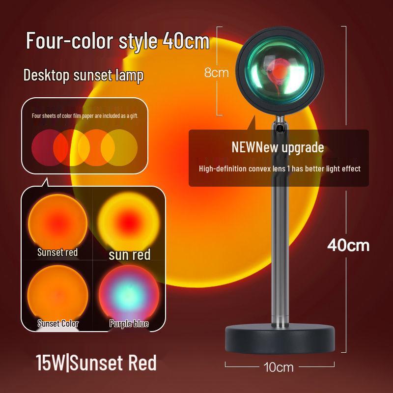 Sunset Lamp for Living Room and Bedroom - Artistic Ambient Lighting