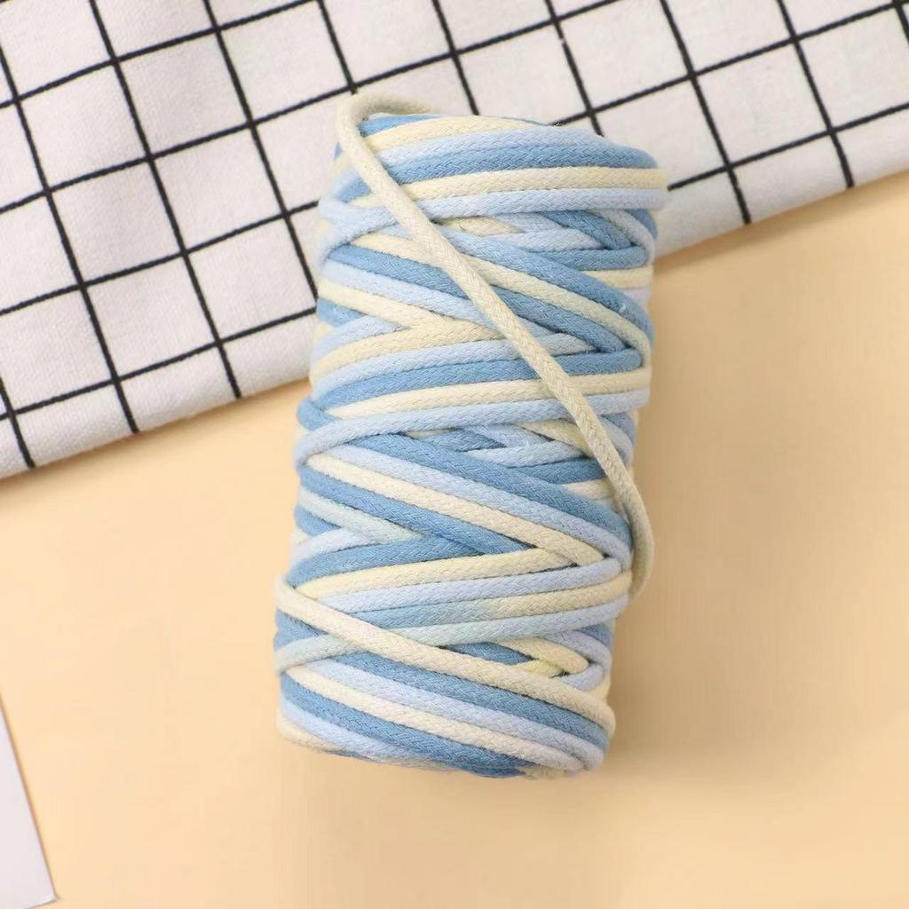 Gradient 3mm Cotton Cord for DIY, Braided Bags, Phone Lanyards & Macrame (30m)