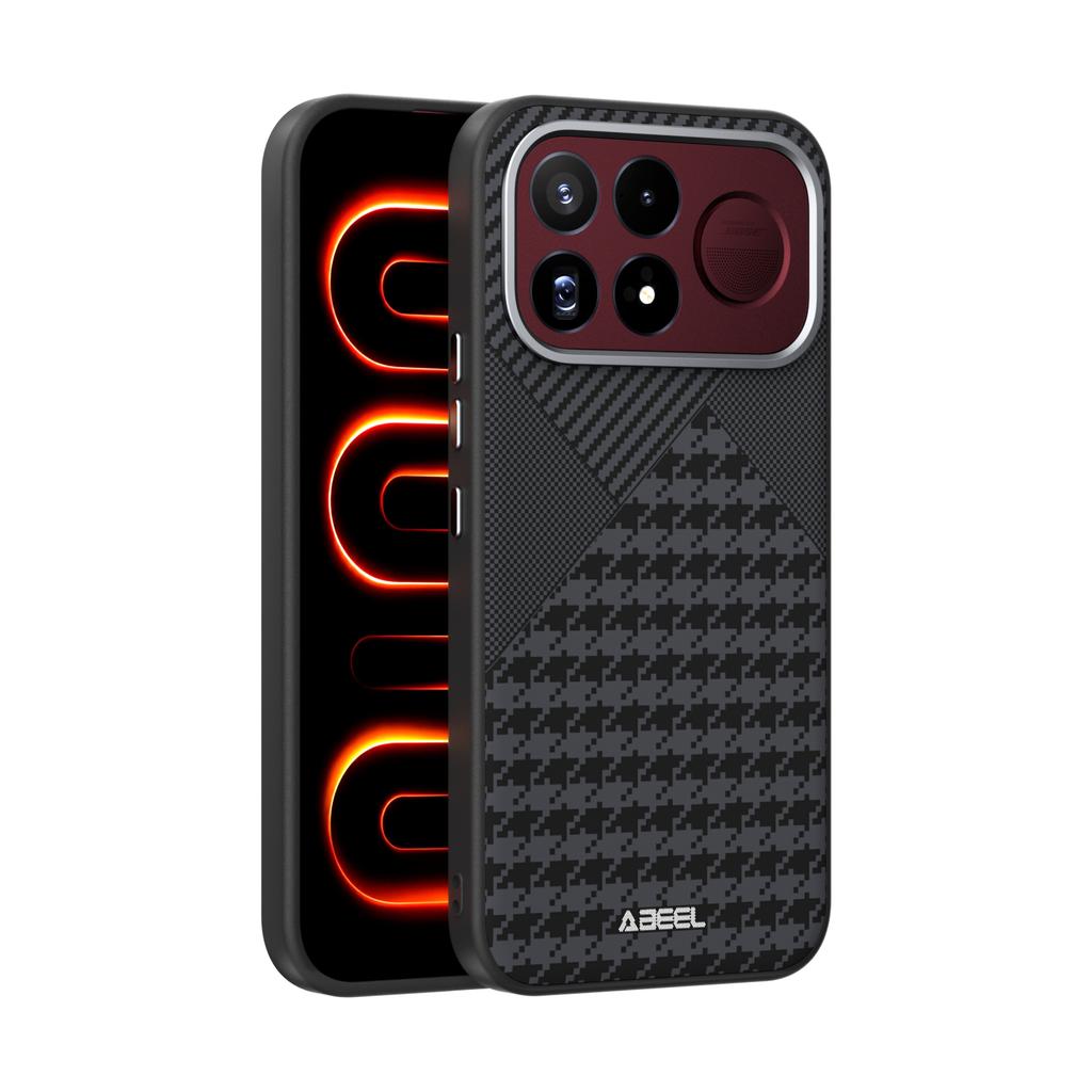 Kevlar Carbon Fiber Texture Magnetic Phone Case for Xiaomi Poco F9 Ultra F8 Pro K100 Pro MAX Hard Shockproof Anti Scratch Protective Cover