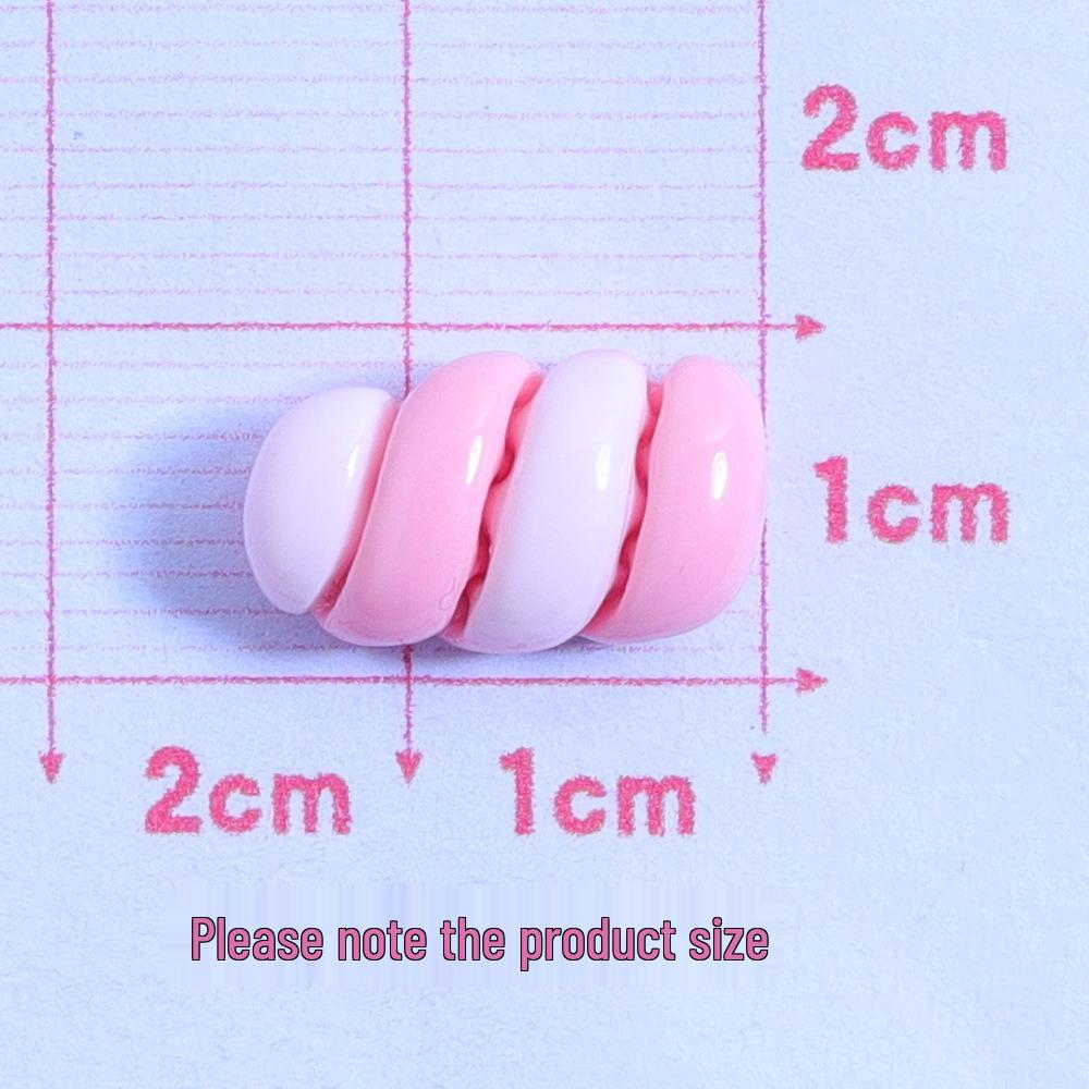 Pink Mini Clouds Glossy Resin Accessories - DIY Cream Glue for Phone Cases, Water Cups, Nail Art, and Earrings