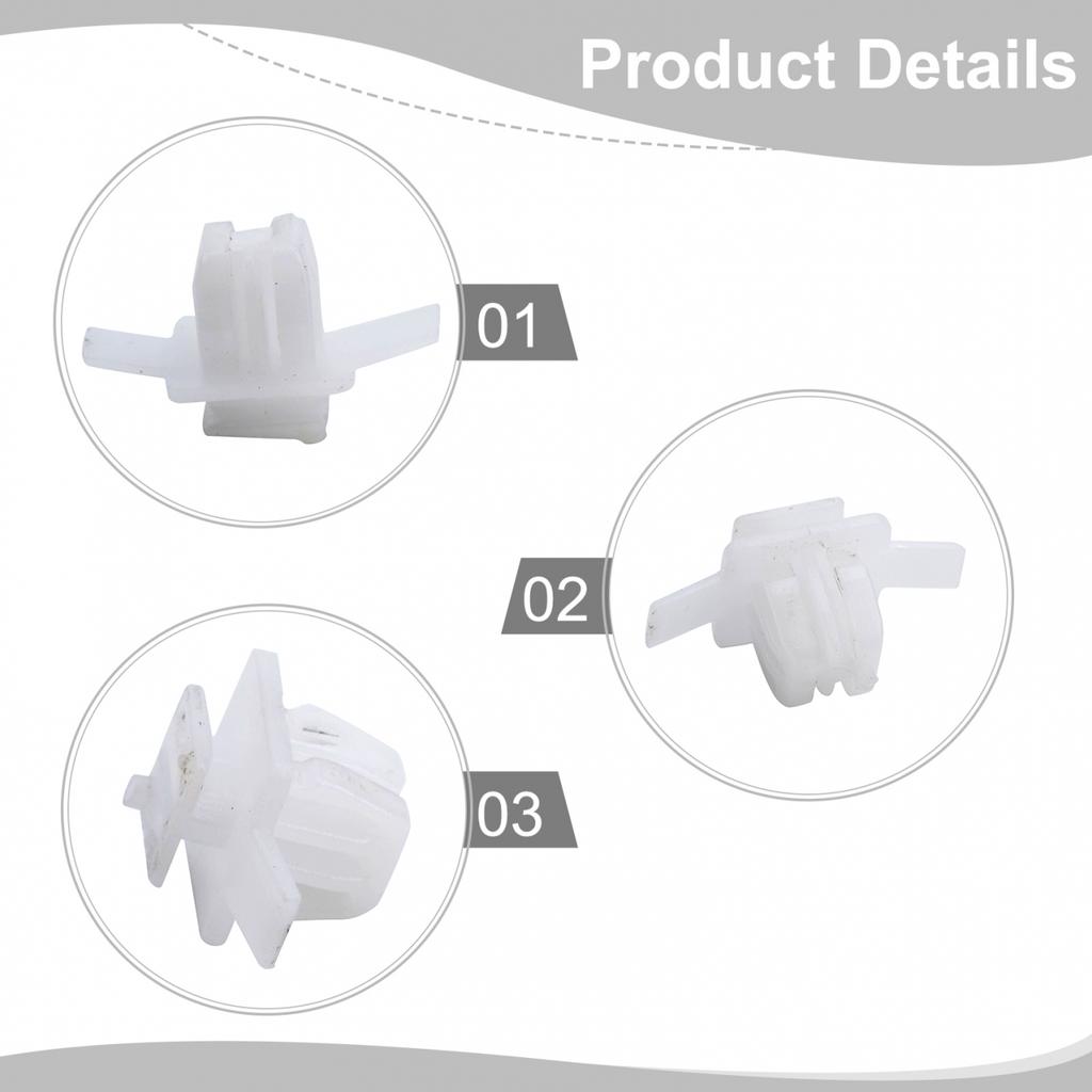 Surround Wheel Arch Surround Clips Trim White 20PCS