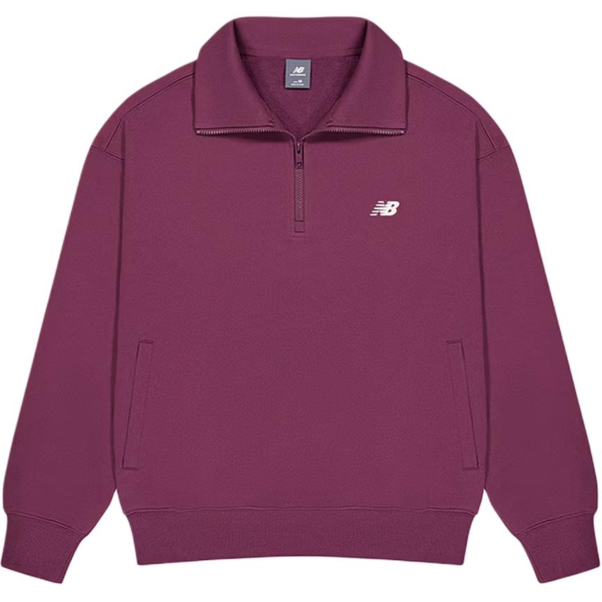 Sweatshirts New Balance Homme Fuchsia Col Modéré 2XL blue