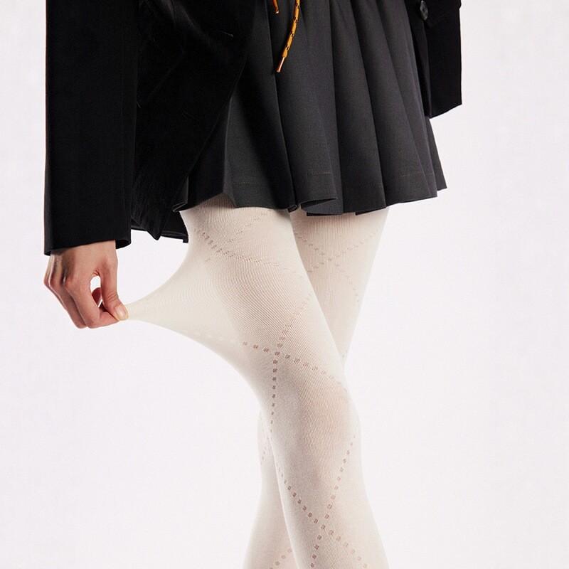 Kids Spring Autumn Winter Gray Diamond Ultra‑Transparent Pantyhose,Anti‑Hook Silk Versatile Leggings,Non‑Slip Crotch Slimming Pantyhose