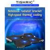 TISHRIC Laptop Cooler Stand 4 Cooling Fans Notebook Cooler Laptop Cooling Pad 2 USB Ports Notebook Stand Radiator For 13-17Inch