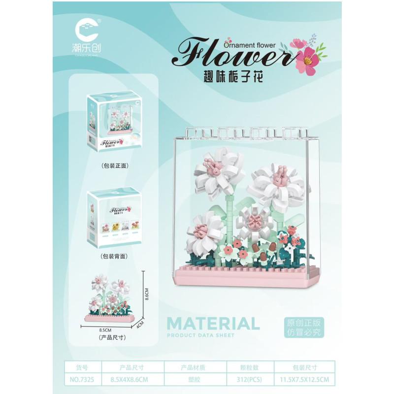 

Micro Diamond Particles Flower Building Blocks Bonsai Garden Romantic Office Decoration Potted Plant Model Set Children s Toys