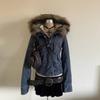 Autumn Winter Vintage Brown Short Hooded Jacket Women's Full Sleeve Slim Detachable Fur Collar Warm Female Y2k Outwears