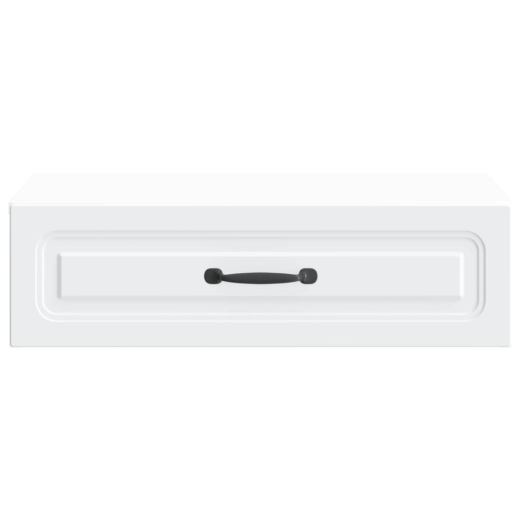 Wall Mounted Side Table White 59 x 34.5 x 17 cm