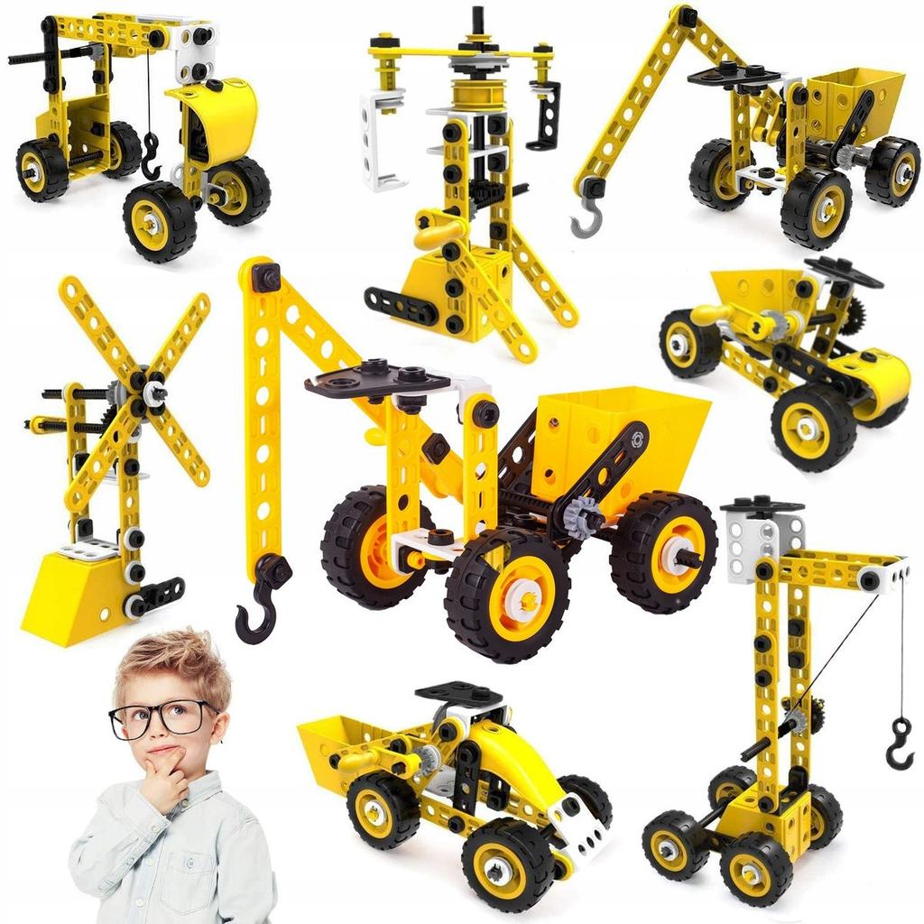 [PACZB][5] Construction Blocks Vehicles Mega Constructor 8in1 U472